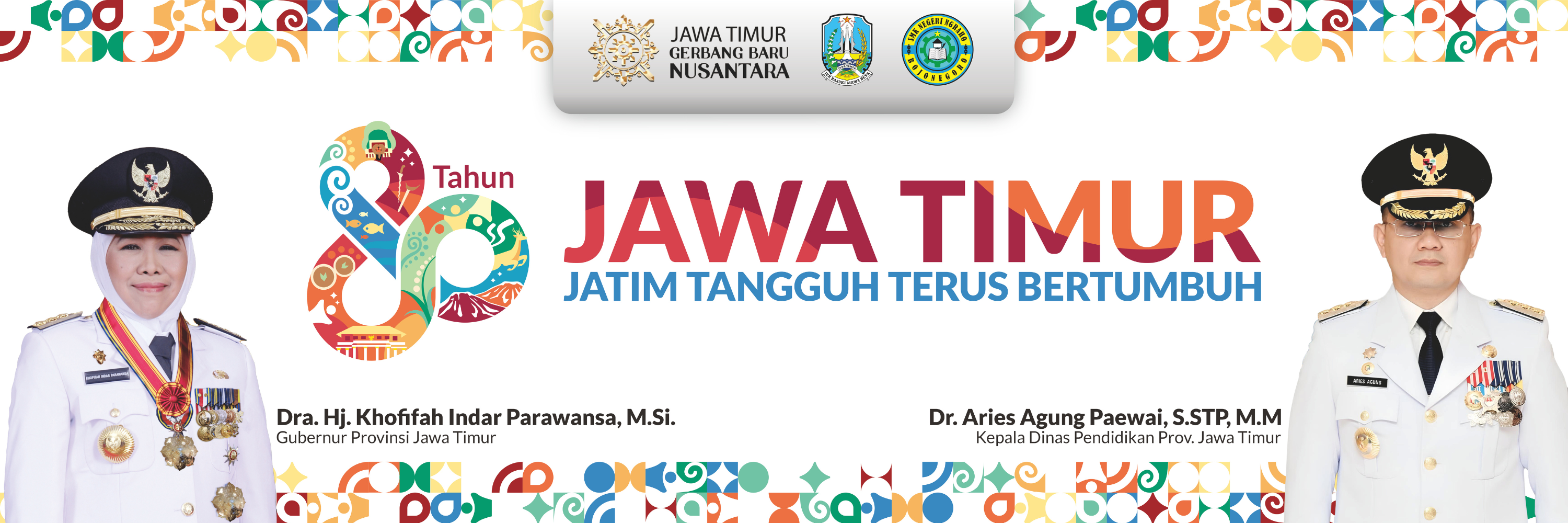 Gedung sekolah tampak depan